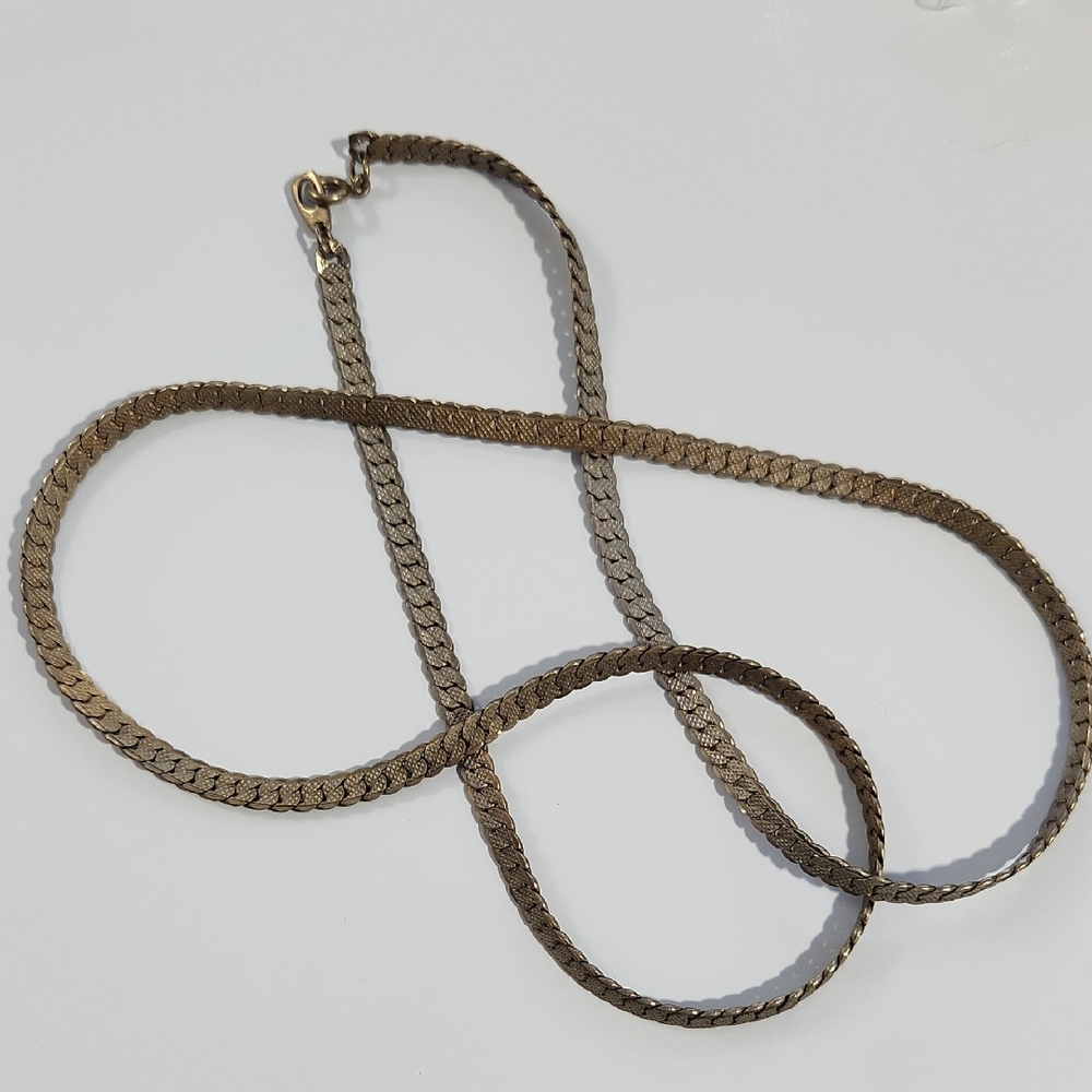 Vintage Elegant Gold-Tone 14" Chain Necklace